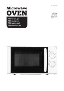 Manual Clas Ohlson 44-3979 Microwave