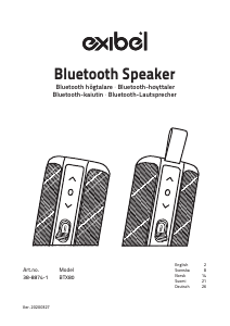 Manual Exibel BTX80 Speaker