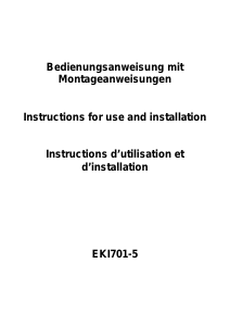 Manual Exquisit EKI 701-5 Hob