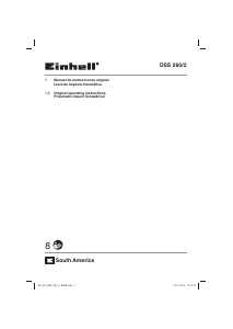 Manual de uso Einhell DSS 260/2 Llave de impacto
