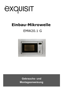 Bedienungsanleitung Exquisit EMW20.1 G Mikrowelle