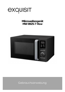 Bedienungsanleitung Exquisit MW8925-7 H Mikrowelle
