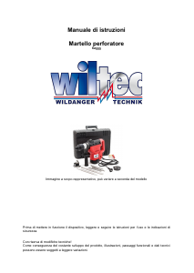 Manuale Wiltec 62555 Martello perforatore