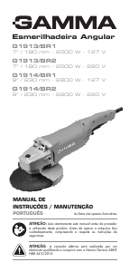 Manual Gamma G1913/BR1 Rebarbadora