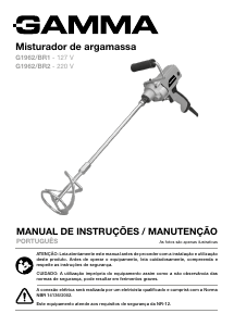 Manual Gamma G1962/BR1 Misturador
