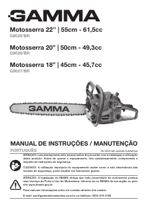 Manual Gamma G9028/BR Motosserra