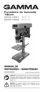 Manual Gamma G2321/BR1 Berbequim de mesa