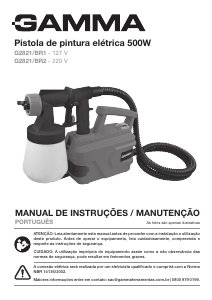 Manual Gamma G2821/BR2 Pistola de pintura