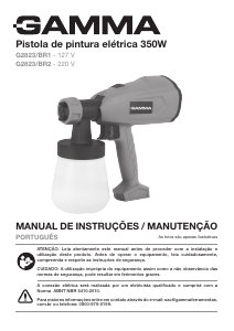 Manual Gamma G2823/BR2 Pistola de pintura