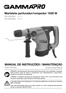 Manual Gamma GP1955/BR2 Martelo perfurador