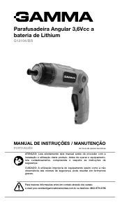 Manual Gamma G12104/BR Aparafusadora