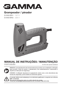 Manual Gamma G1960/BR2 Agrafador eléctrico