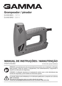 Manual Gamma G1960/BR1 Agrafador eléctrico