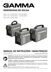 Manual Gamma G3485/BR2 Aparelho de soldar