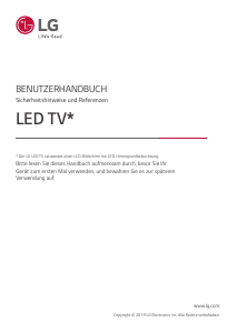 Bedienungsanleitung LG 75UT640S0ZA LED fernseher