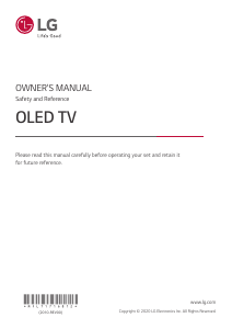 Handleiding LG 48ES961H0ZD OLED televisie