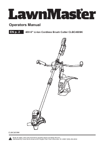 Manual LawnMaster CLBC4009K Brush Cutter