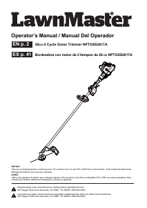 Manual LawnMaster NPTGSS2617A Grass Trimmer