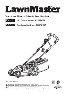 Mode d’emploi LawnMaster MEB1246M Tondeuse à gazon