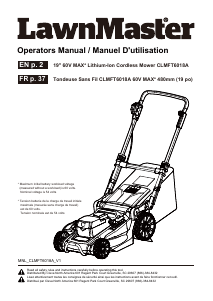 Handleiding LawnMaster CLMFT6018A Grasmaaier