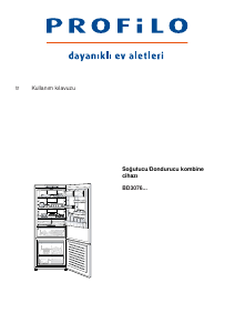 Kullanım kılavuzu Profilo BD3076WEVN Donduruculu buzdolabı