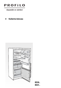 Kullanım kılavuzu Profilo BD3086WFAN Donduruculu buzdolabı
