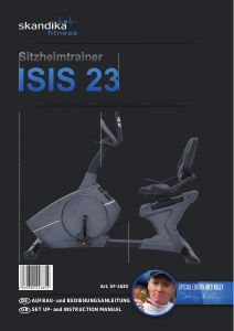 Bedienungsanleitung Skandika SF-1630 Isis 23 Heimtrainer