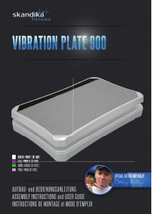 Manual Skandika SF-1740 Vibration Plate 900 Vibration Plate