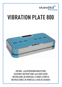 Manual de uso Skandika SF-1710 Vibration Plate 800 Plataforma vibratoria