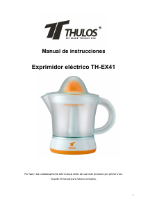 Manual Thulos TH-EX41 Citrus Juicer