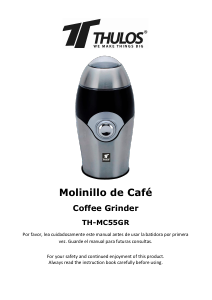 Manual de uso Thulos TH-MC55GR Molinillo de café