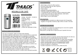 Handleiding Thulos TH-MC40SS Koffiemolen