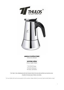 Manual de uso Thulos TH-CC20 Máquina de café