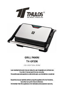 Manual de uso Thulos TH-GP206 Grill de contacto