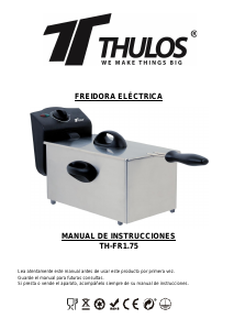 Manual de uso Thulos TH-FR1.75 Freidora