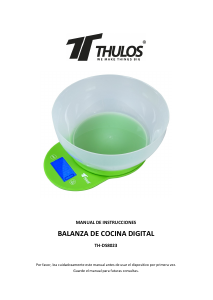 Manual de uso Thulos TH-DS8023 Báscula de cocina