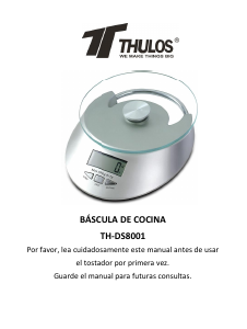 Manual de uso Thulos TH-DS8001 Báscula de cocina