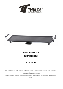 Manual Thulos TH-PA1801XL Table Grill