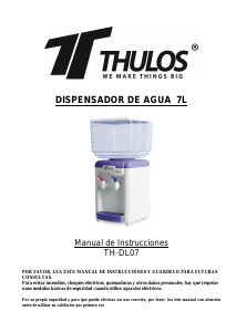 Manual Thulos TH-DL07 Water Dispenser