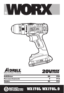 Manual de uso Worx WX178L.3 Atornillador taladrador