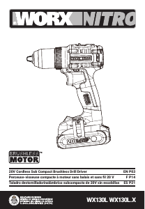 Manual Worx WX130L Drill-Driver