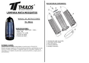 Manual de uso Thulos TH-MK111 Repelente electrónico las plagas