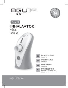 Kasutusjuhend AGU N8 Inhalaator