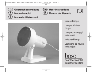 Mode d’emploi Boso Bosotherm 4100 Lampe à infrarouge