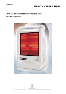Manuale Health Assure SN-51 Lampada a raggi infrarossi