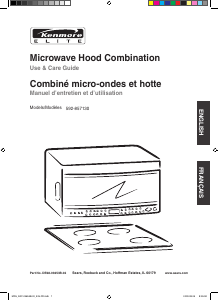 Manual Kenmore 592.85713-0 Microwave