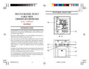 Manual Oregon EMR899HGN Weather Station