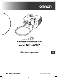 Priručnik Omron NE-C28P CompAIR Inhalator