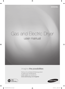 Manual Samsung DV409AEW Dryer