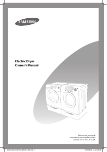 Manual Samsung DV317AEW/XAC Dryer